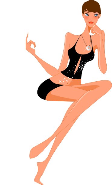 女人的侧视图图片下载