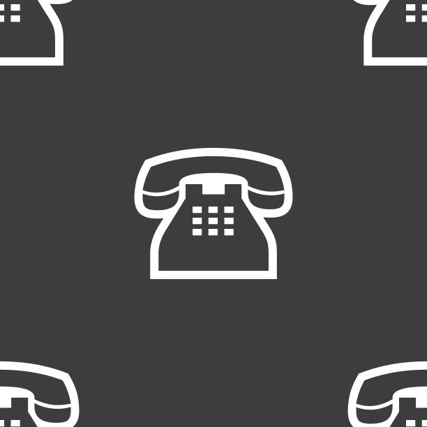 复古手机图标标志无缝模式图片下载