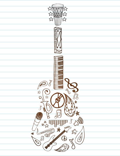 有条理的吉他图片下载