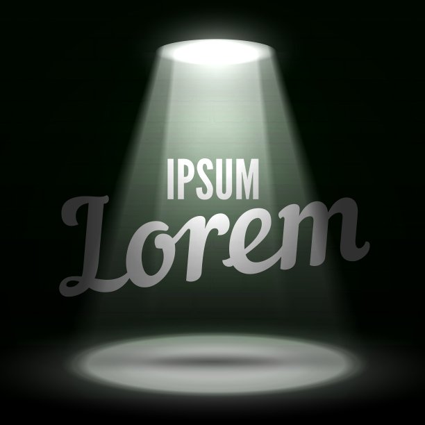 照亮效果在黑暗的垃圾墙背景图片下载