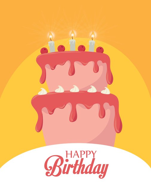 生日快乐设计图片下载