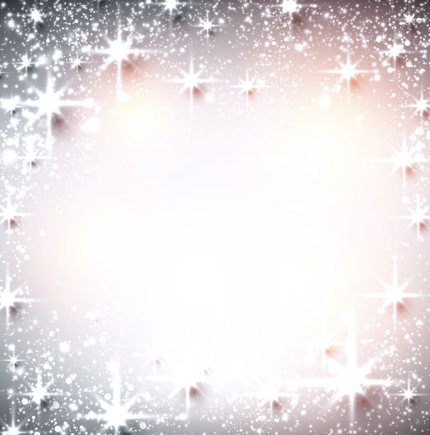 冬日星夜圣诞背景图片下载