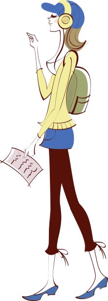 女人的侧视图图片下载