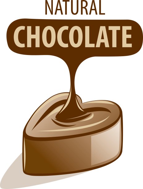 标志的巧克力图片下载