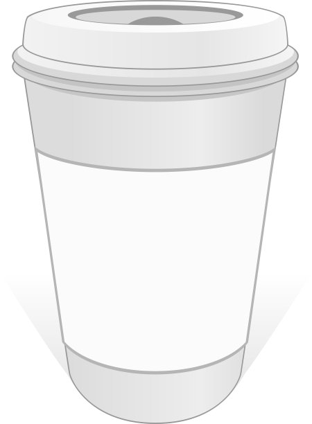 有标签的白色咖啡杯图片下载