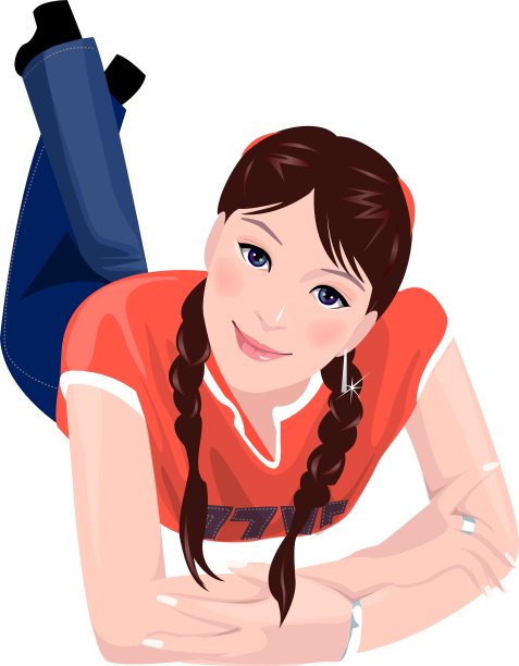 女人放松图片下载