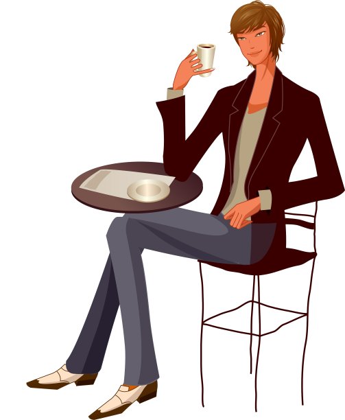 男人拿着杯子的特写图片下载