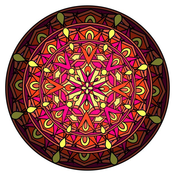 用圆形元素装饰设计图片下载