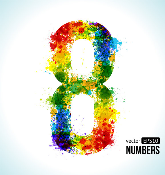 颜色油漆飞溅梯度8图片下载