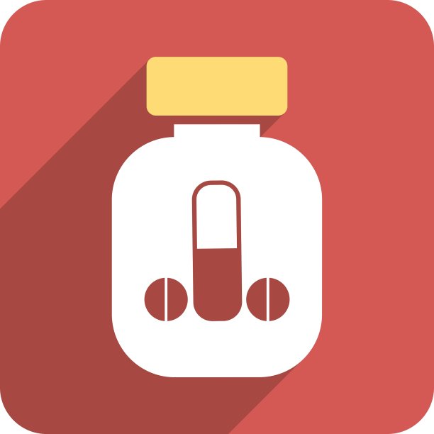 男性药平圆形方形长图标图片下载