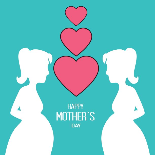 母亲节快乐设计图片下载