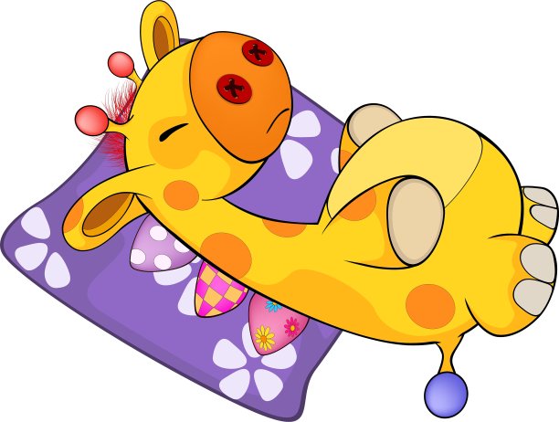 毛绒长颈鹿玩具图片下载