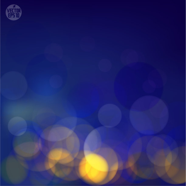 经典蓝色散景背景图片下载