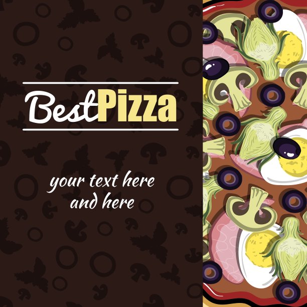 可爱的巧克力插画图片下载