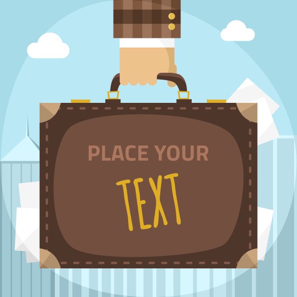 带手提箱的商人图片下载