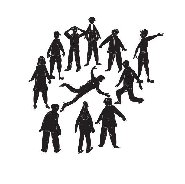 人群中的死亡图片下载