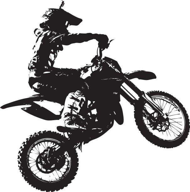 车手参加摩托车越野赛图片下载