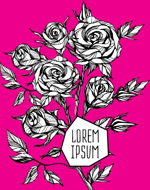 美丽的花卉背景艺术图片下载