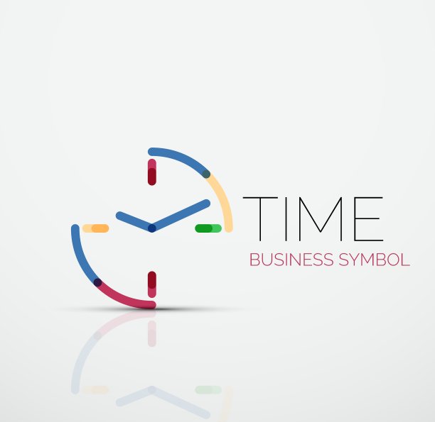 抽象的标志概念时间概念或时钟图片下载