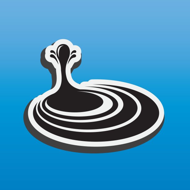 水概念图标设计图片下载