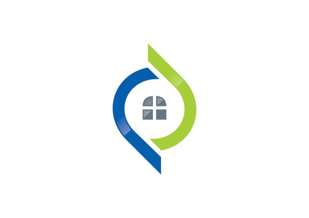 家居抽象建筑标志图片下载