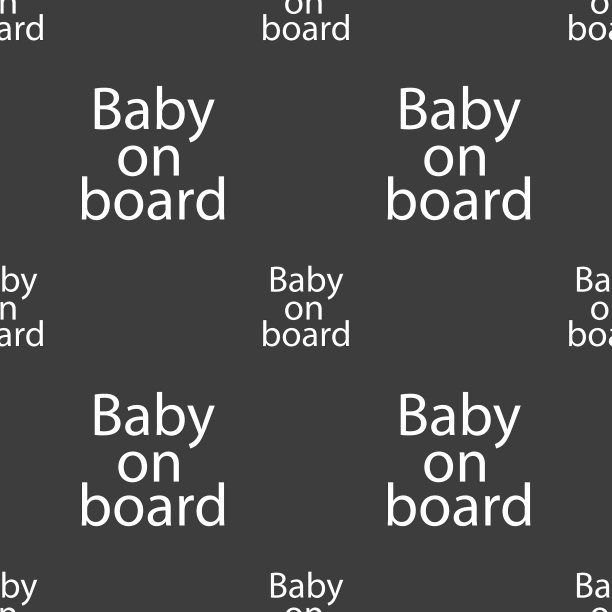 车上有婴儿标志，车内有婴儿，小心图片下载