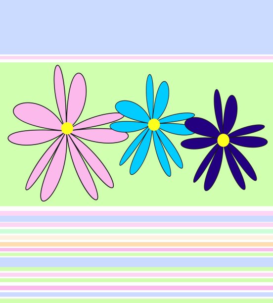 贺卡花背景图片下载