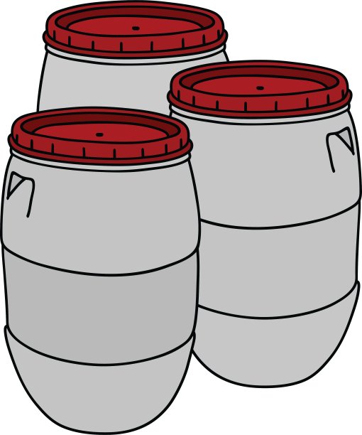 光塑胶桶图片下载