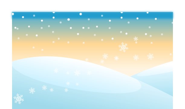 积雪覆盖了雪山图片下载