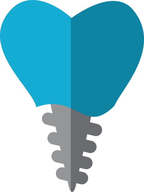 种植牙图标牙科保健设计图片下载