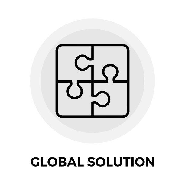 全局解决方案线图标图片下载