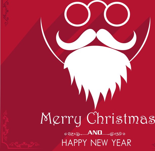 圣诞快乐，恭贺新禧图片下载