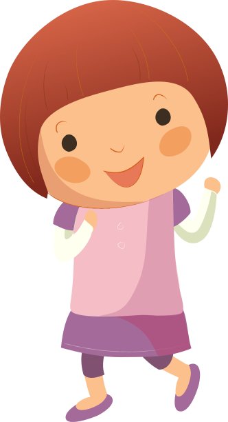 快乐女孩的肖像图片下载