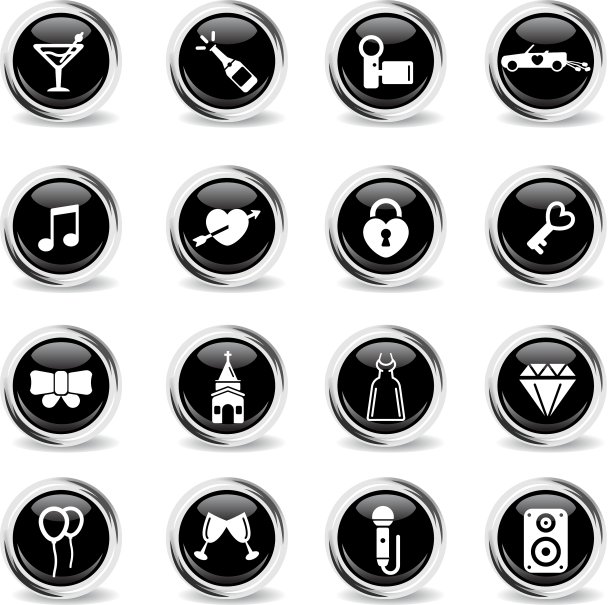 婚礼简单的图标图片下载