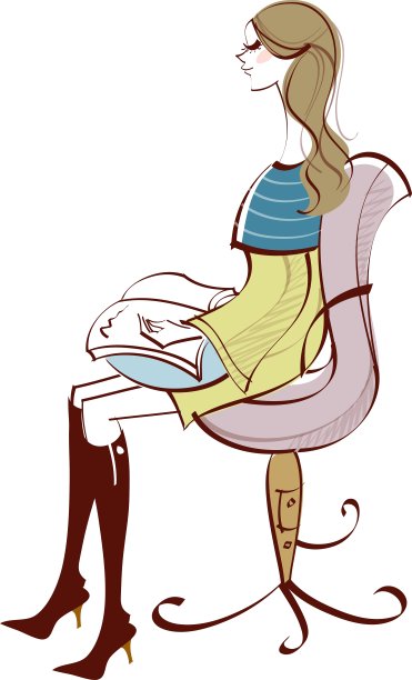 女人的侧视图图片下载