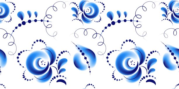 格泽尔风格的花卉图案图片下载