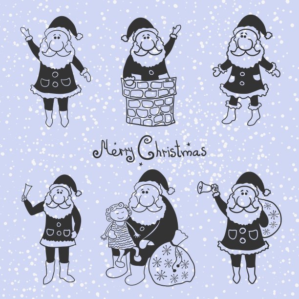 圣诞老人套装图片下载