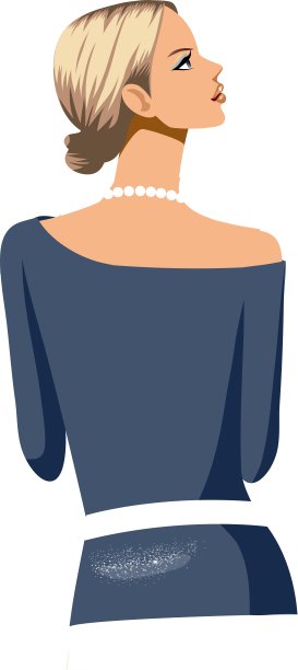 女人后面站图片下载