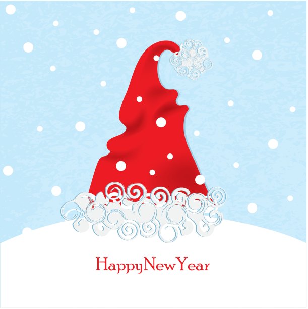 圣诞老人的帽子图片下载