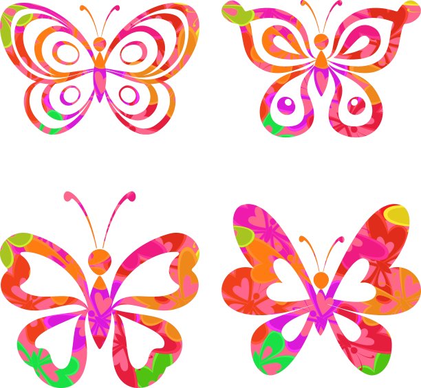 为蝴蝶设置图案图片下载