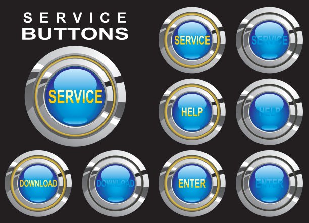 设置按钮的服务图片下载