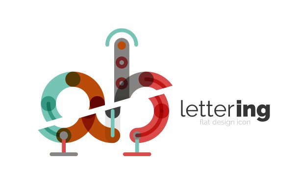 字母标志商业图标图片下载