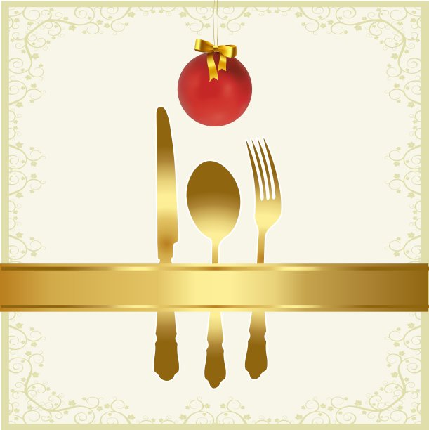 圣诞菜单封面图片下载