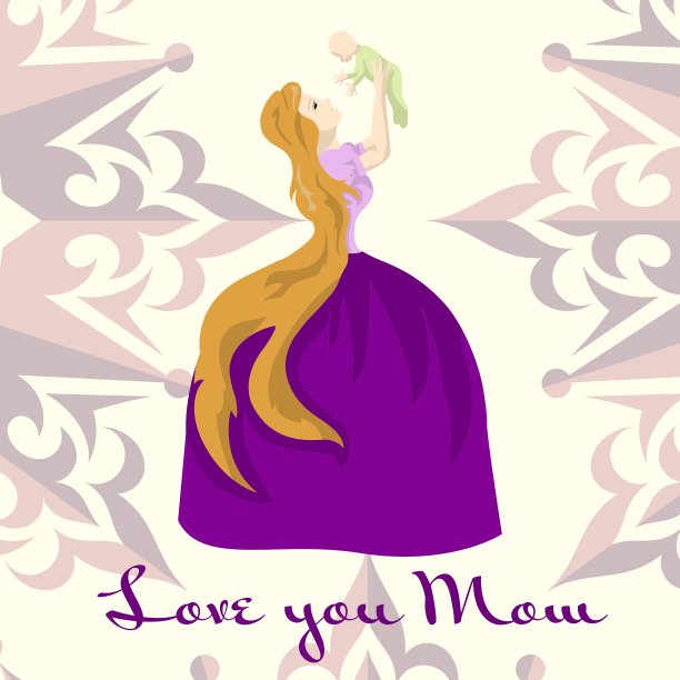 宝贝母亲节快乐图片下载