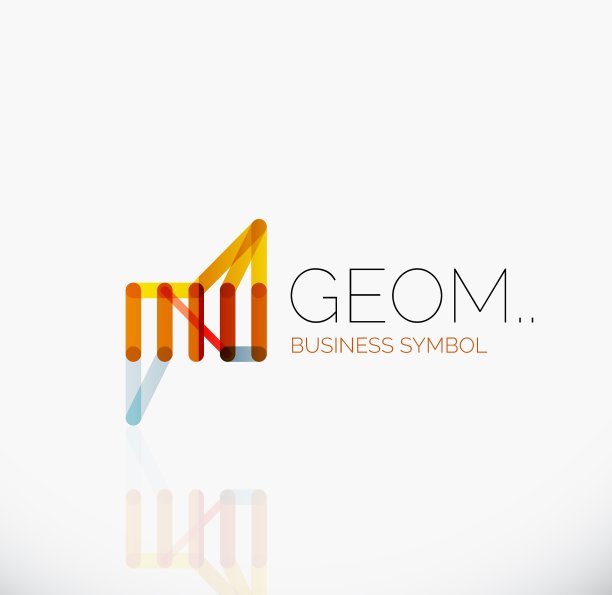 标志线性抽象几何图标图片下载