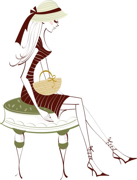 女人的侧视图图片下载