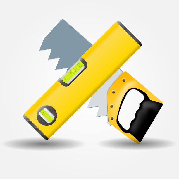 关卡和锯图标图片下载