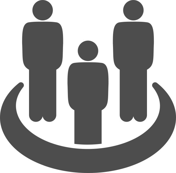 社交组图标从商业双色集图片下载