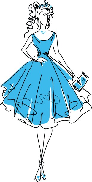 时尚漂亮的模特为时尚设计图片下载