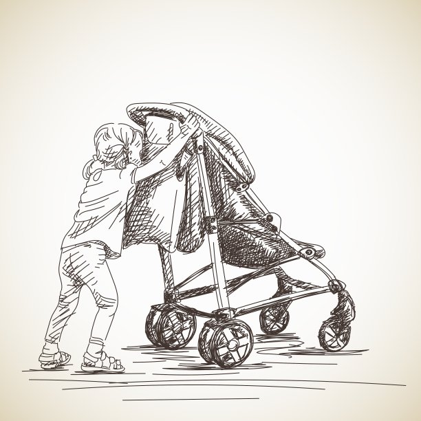 婴儿车图片下载